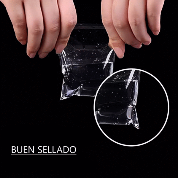 Bolsa de Celofán Lisa 10x10 cm | Transparente y Resistente, ideal para dulces, para tus productos y mas.