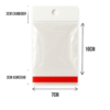 7x10+3+3 medidas Bolsa de Celofán con Cenefa 7x10 cm – Tipo Exhibidor para colgar dulces y productos