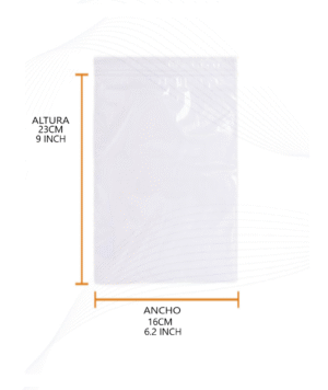 Bolsa zipper 16x23 cm | transparente cierre hermético para accesorios y piezas medianas