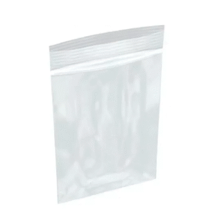 Bolsa tipo zipper 2.5x2.5 cm | Mini bolsa transparente con cierre hermético para accesorios pequeños