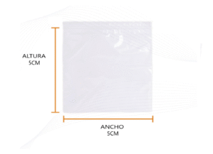 BOLSA ZIPPER 5X5CM Bolsa zipper 5x5 cm | transparente cierre hermético para accesorios y piezas pequeñas
