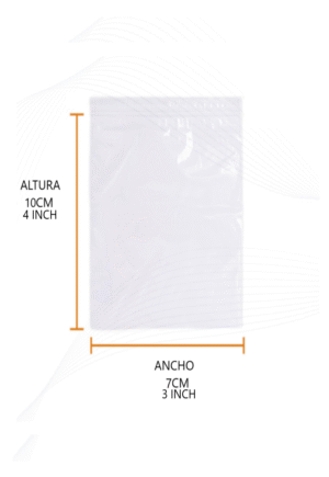 BOLSAS ZIPPER 7X10 08 Bolsa zipper 7x10 cm | transparente cierre hermético para accesorios y piezas pequeñas