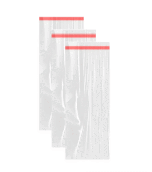 Bolsas de celofán con adhesivo 10x25 cm para llaveros, regalos y articulos de papeleria