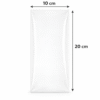 Bolsa de zipper transparente 10 x 20 cm