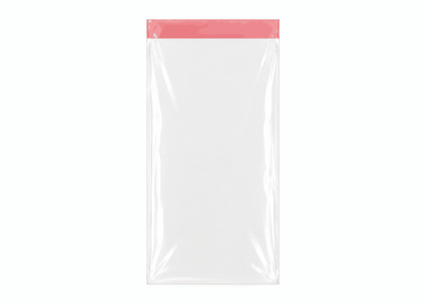 Bolsa de celofán transparente con adhesivo 10 x 20 cm
