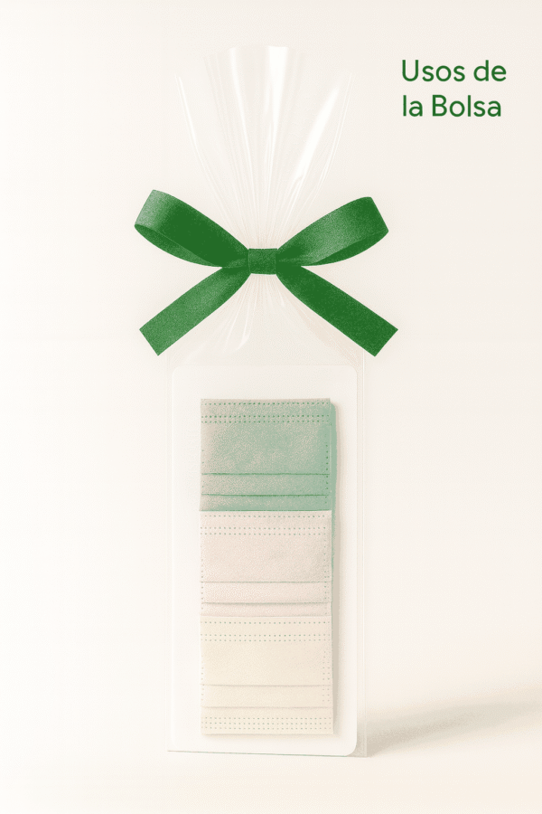 Bolsa de celofán transparente sin adhesivo 11 x 35 cm