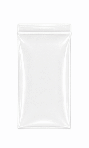 Bolsa de zipper transparente 12 x 20 cm