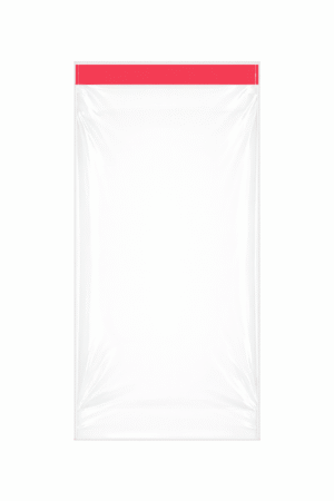 Bolsa de celofán transparente con adhesivo 14 x 35 cm