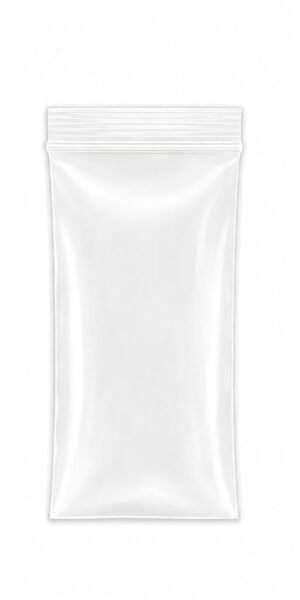 Bolsa de zipper transparente 15.5 x 23 cm