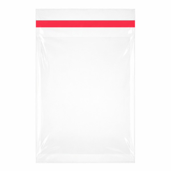 Bolsa de celofán transparente con adhesivo 15 x 25 cm