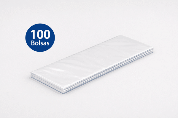 Bolsa de celofán transparente sin adhesivo 15 x 35 cm