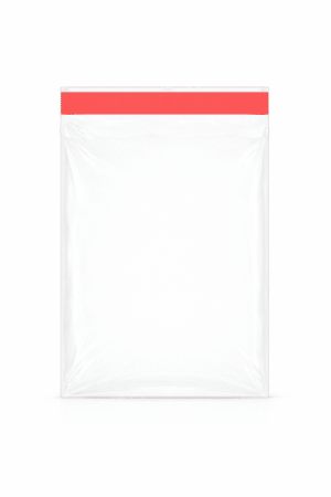 Bolsa de celofán transparente con adhesivo 17 x 25 cm