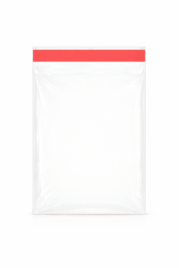 17x25+3 Bolsa de celofán transparente con adhesivo 17 x 25 cm
