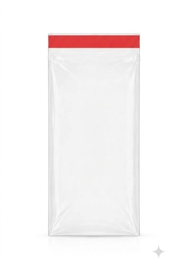 17x30+3 Bolsa de celofán transparente con adhesivo 17 x 30 cm
