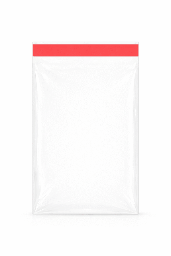 18x25+3 Bolsa de celofán transparente con adhesivo 18 x 25 cm