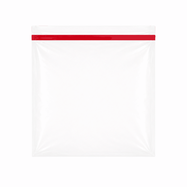 Bolsa de celofán transparente con adhesivo 20 x 20 cm