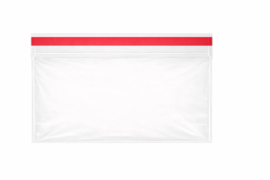 Bolsa de celofán transparente con adhesivo 21.5 x 13 cm