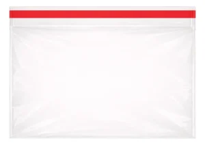 Bolsa de celofán con adhesivo 22.5 x 17 cm para hojas media carta