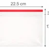 Bolsa de celofán con adhesivo 22.5 x 17 cm para hojas media carta