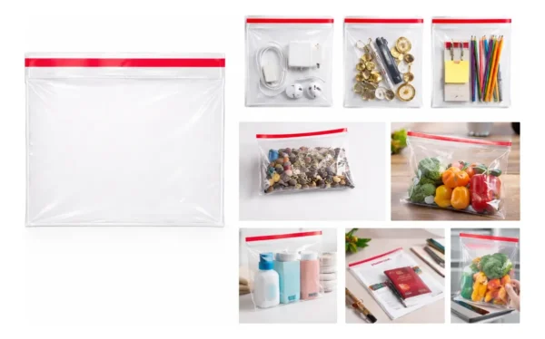 Bolsa de celofán con adhesivo 22.5 x 17 cm para hojas media carta