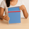 22.5x30+3 usos 1 Bolsa de celofán con adhesivo 22.5 x 30 cm para 70 hojas tamaño carta