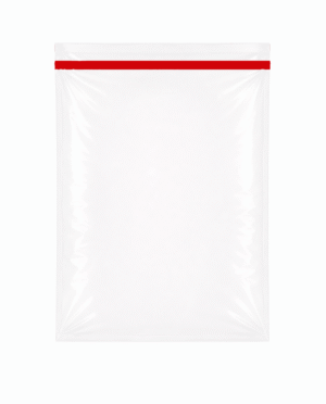 Bolsa de celofán transparente con adhesivo 23.5 x 35 cm