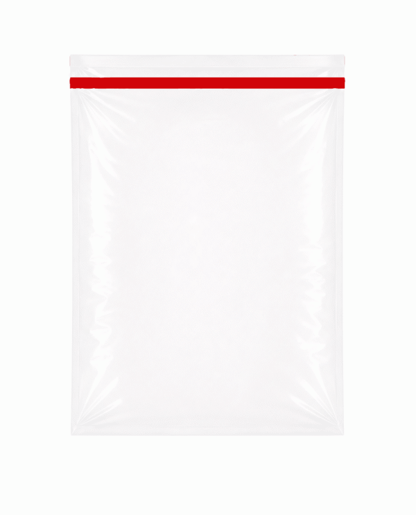 Bolsa de celofán transparente con adhesivo 23.5 x 35 cm