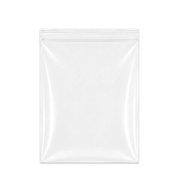 Bolsa de zipper transparente 14 x 18 cm