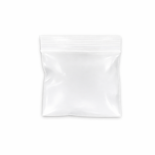 Bolsa de zipper transparente 3.7 x 3.7 cm
