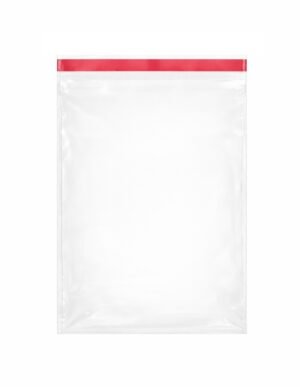 Bolsa de celofán transparente con adhesivo 35 x 45 cm