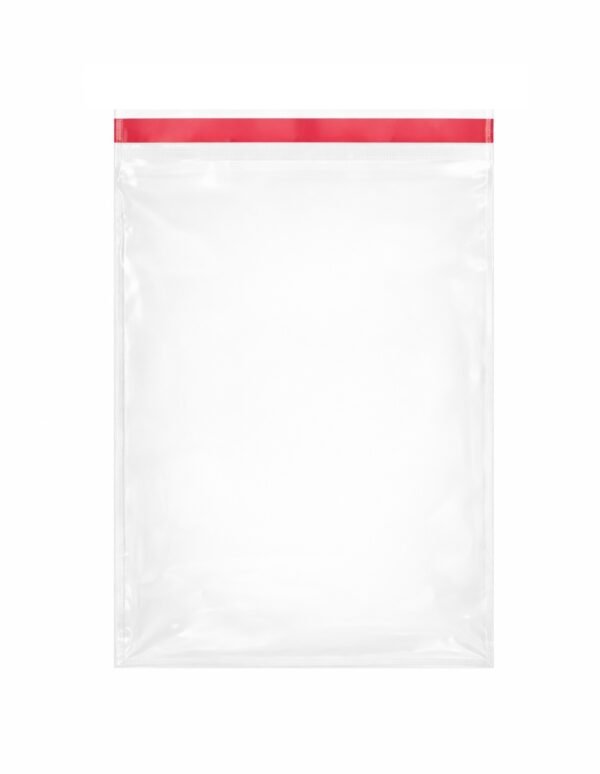 Bolsa de celofán transparente con adhesivo 35 x 45 cm