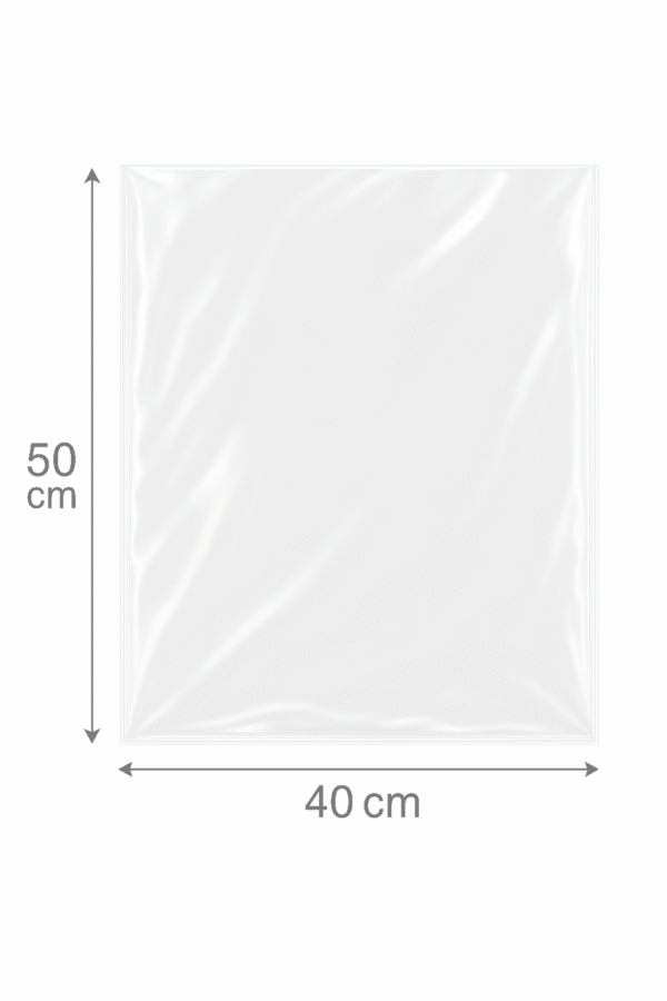 Bolsa de celofán transparente sin adhesivo 40 x 50 cm