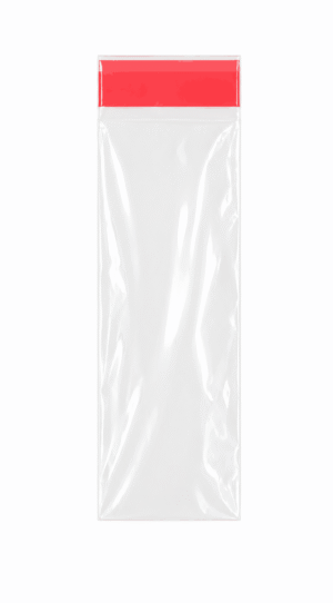Bolsa de celofán transparente con adhesivo 9 x 35 cm