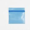 5x5 azul Bolsa de zipper transparente 5 x 5 cm