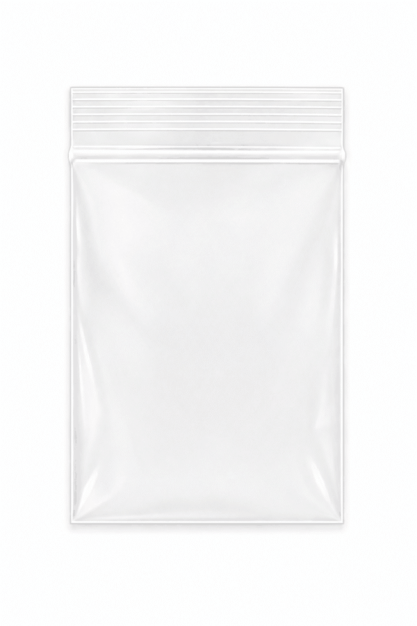 7x10 Bolsa de zipper transparente 7 x 10 cm