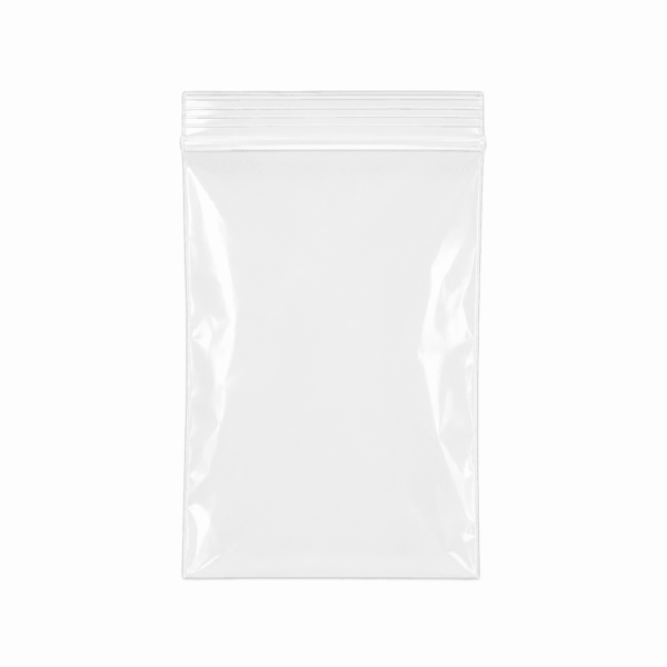 Bolsa de zipper transparente 8 x 12 cm