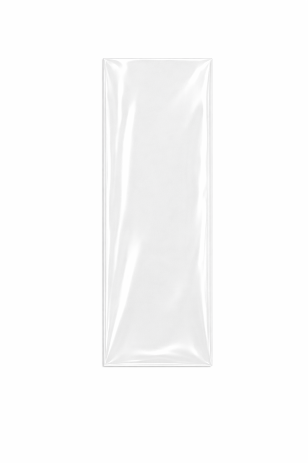 8x20 Bolsa de celofán transparente sin adhesivo 8 x 20 cm