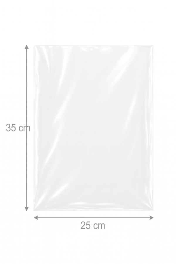 Bolsa de celofán transparente sin adhesivo 25 x 35 cm
