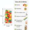 Bolsa de celofán transparente sin adhesivo 5 x 10 cm