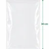 Bolsa de zipper transparente 20 x 30 cm