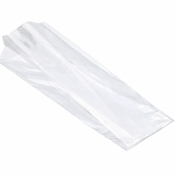 Bolsa de celofán con fuelle 150 g (6.5 x 3.5 x 16 cm)