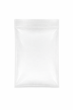 Bolsa de zipper transparente 15 x 25 cm