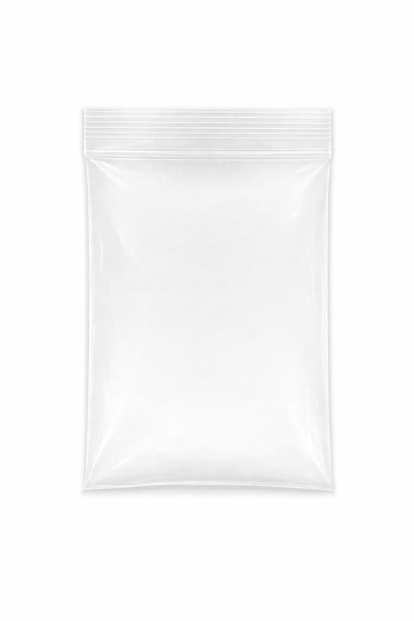 Bolsa de zipper transparente 15 x 25 cm