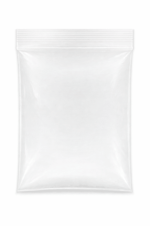 Bolsa de zipper transparente 18 x 25 cm