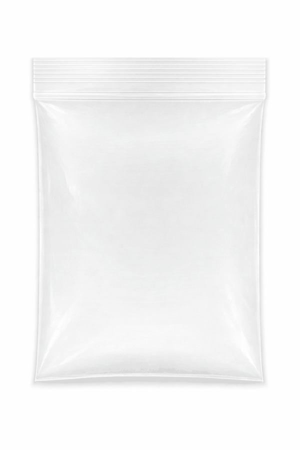 Bolsa de zipper transparente 18 x 25 cm
