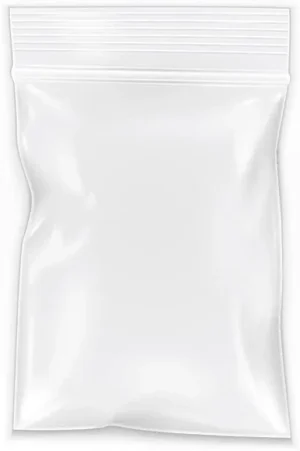 Bolsa de zipper transparente 3.7 x 5 cm