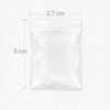 Bolsa de zipper transparente 3.7 x 5 cm