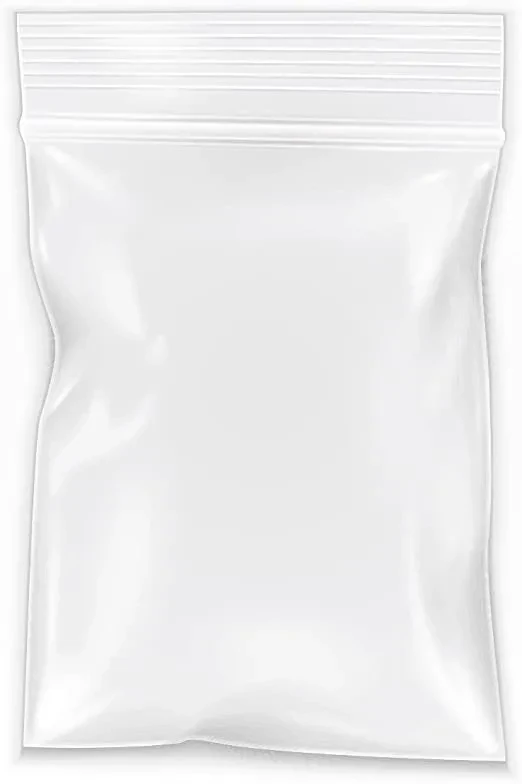 Bolsa de zipper transparente 3.7 x 5 cm
