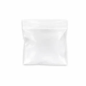 Bolsa de zipper transparente 3.7 x 3.7 cm
